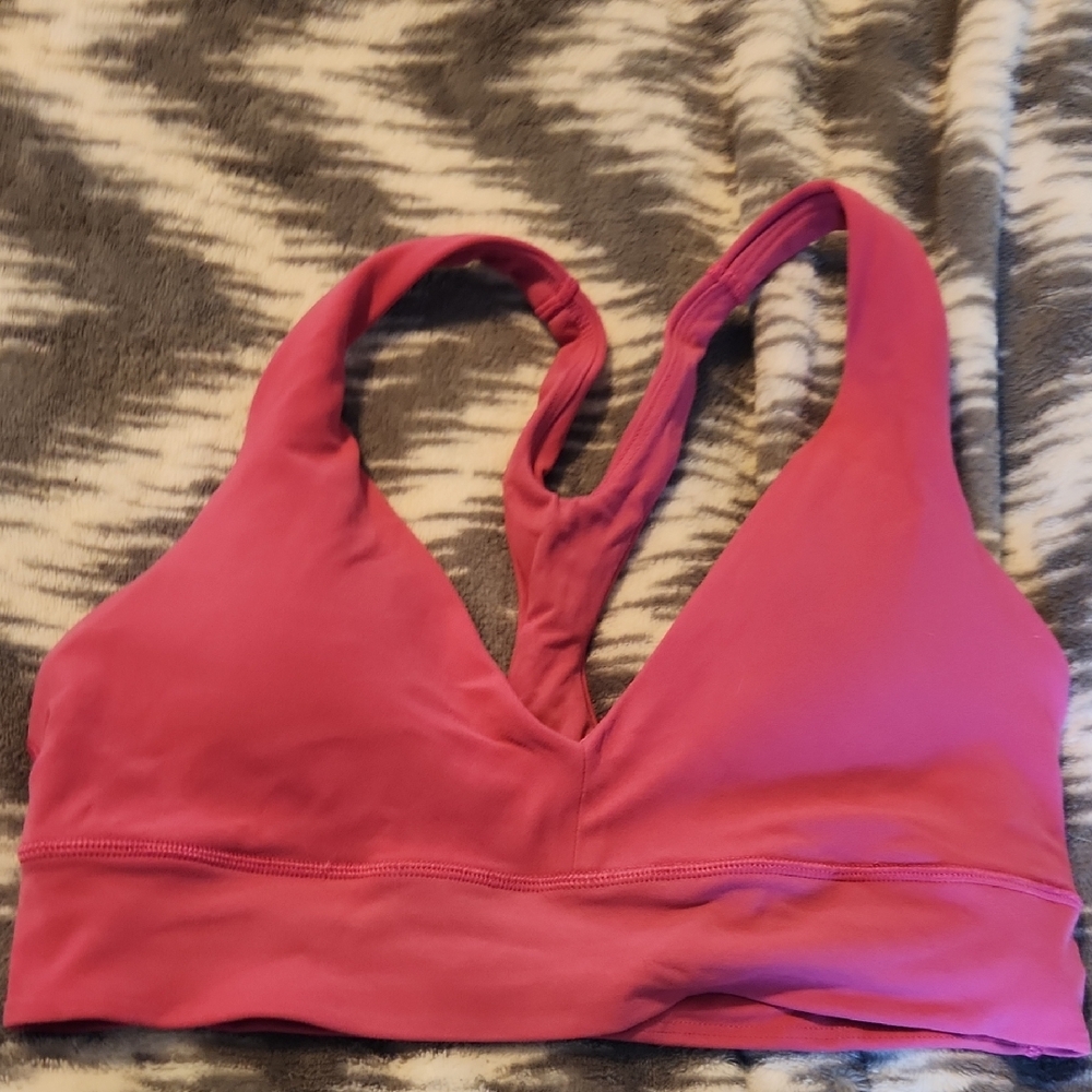 Athleta Vibrant Pink Sports Bra